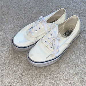 Old school cream vans